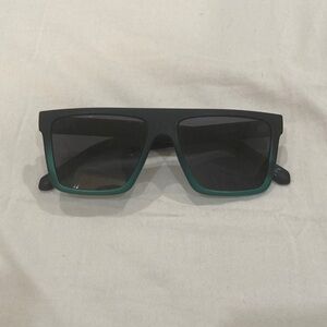 Black and Teal Oversized Square Women’s Sunglasses